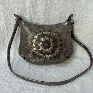 Bottega Veneta Metallic Gold Petite Handbag